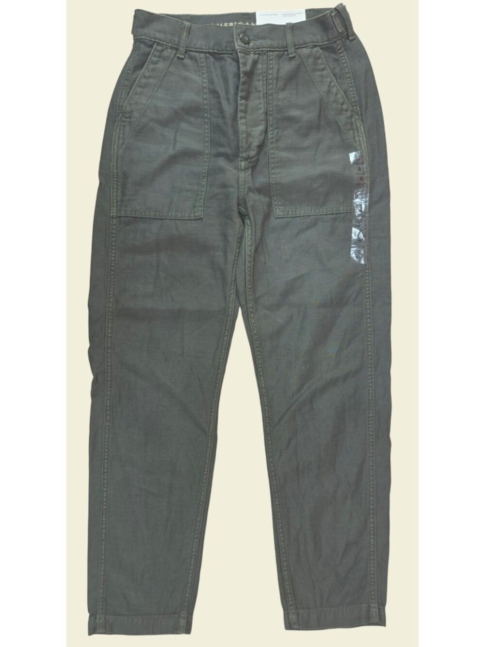 American Eagle Highest Rise 90s Boyfriend Cargo Pants 0 Reg 26x28 NWT